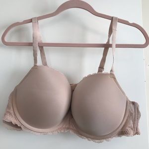 Beige Lacy Bra